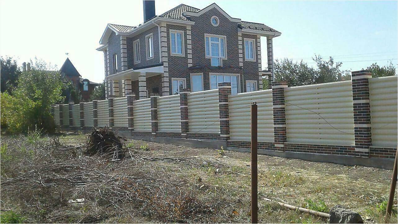 Забор из штакетника 115м фото6 в Вельске