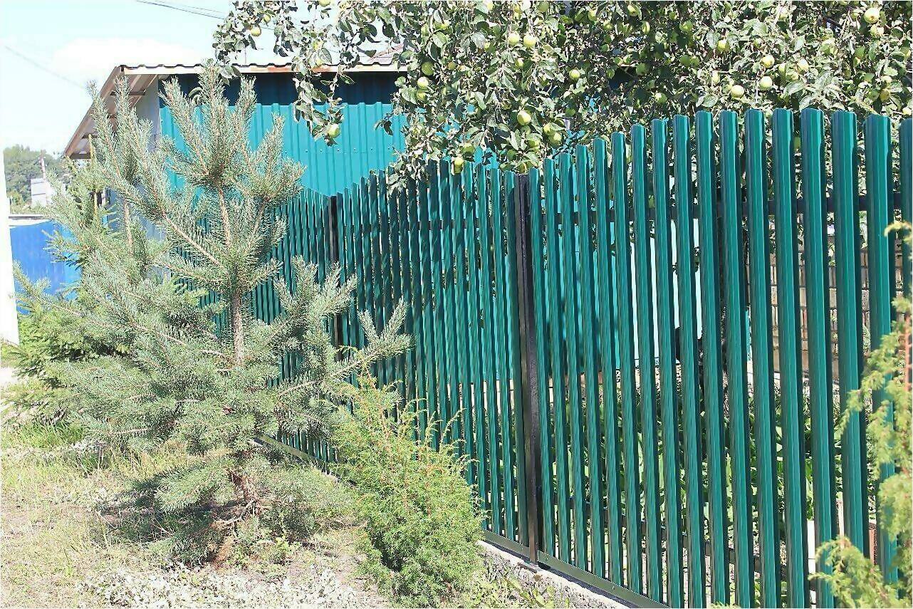 Забор из штакетника 60м фото5 в Вельске