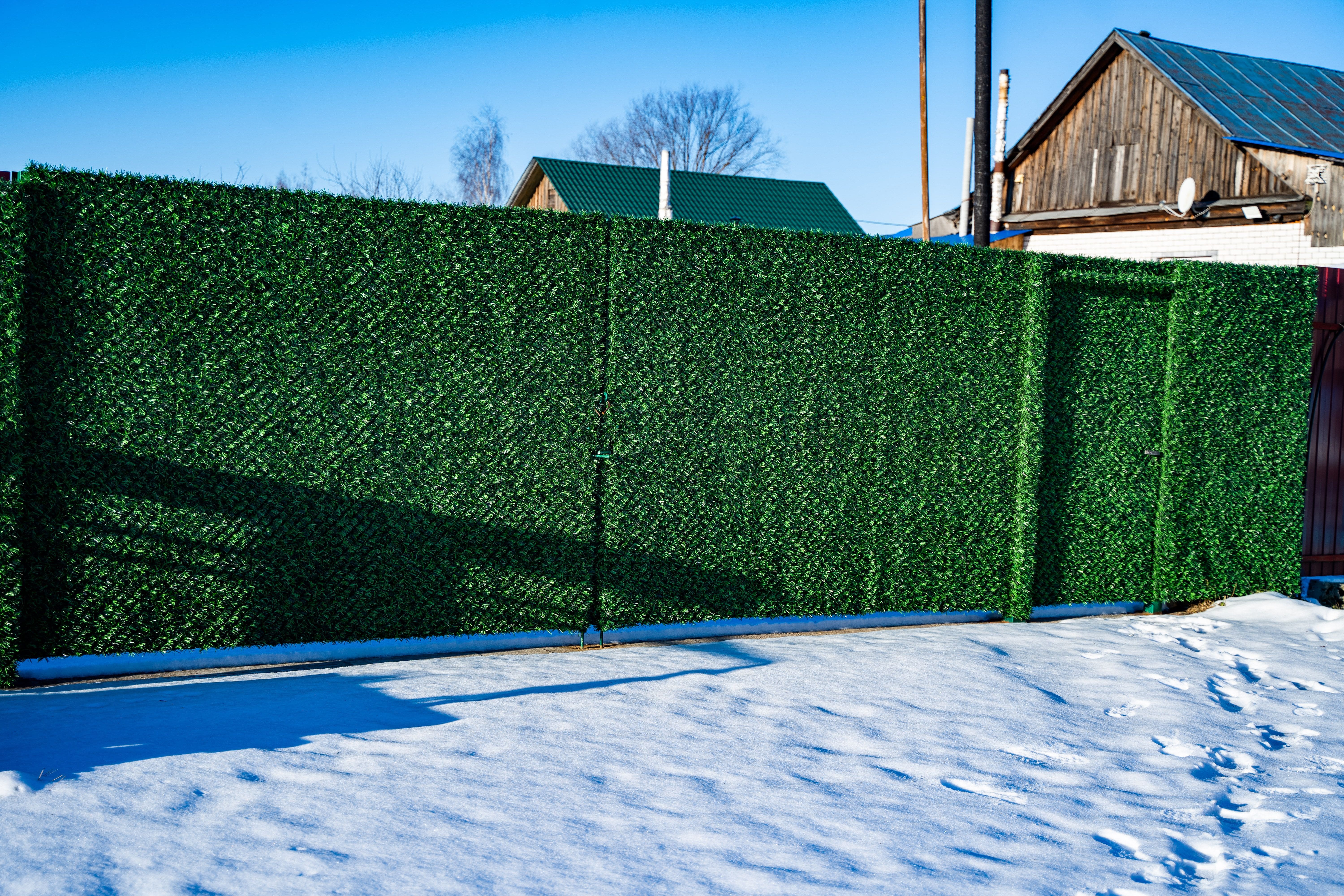 Вечнозеленый забор Grass Fence рулон 2м фото 4 в Вельске